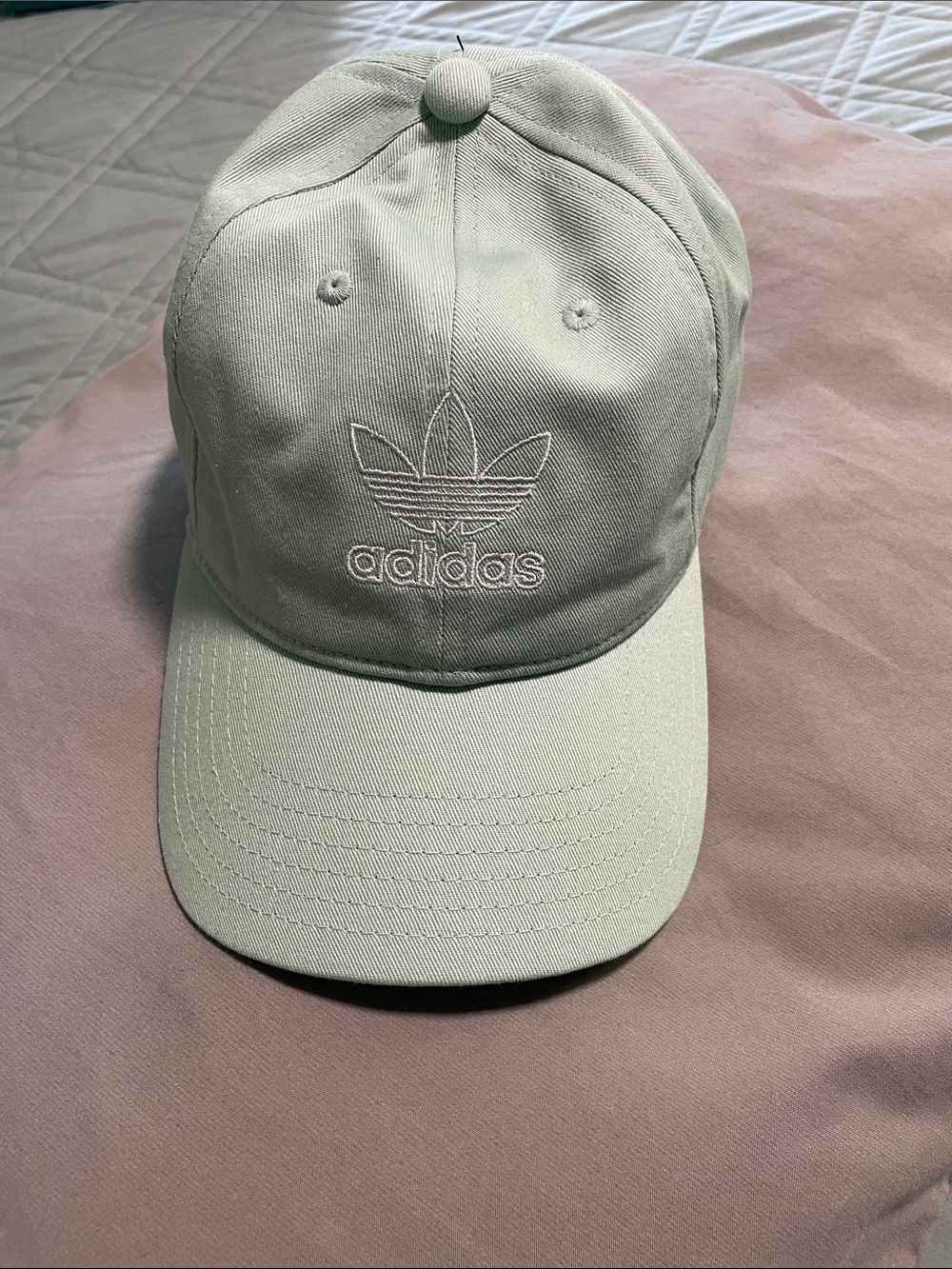 adidas Trefoil Cap in Sage Green